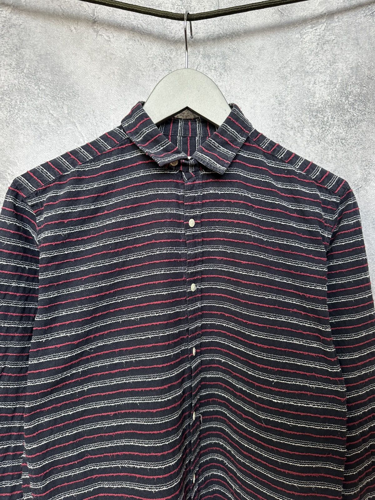 Oliver Spencer Oliver Spencer Boho Lagenlook Striped Button-Up Shirt Size US M / EU 48-50 / 2 - 5 Thumbnail