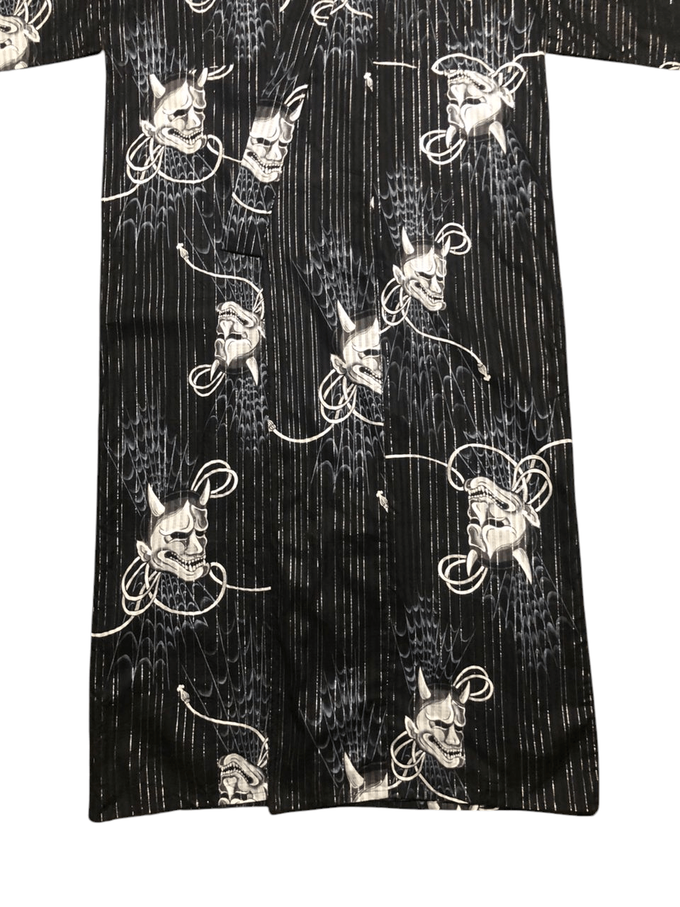 Komono Very Rare Kimono Black and White Ohio Long Kimono Japan Size US L / EU 52-54 / 3 - 7 Thumbnail