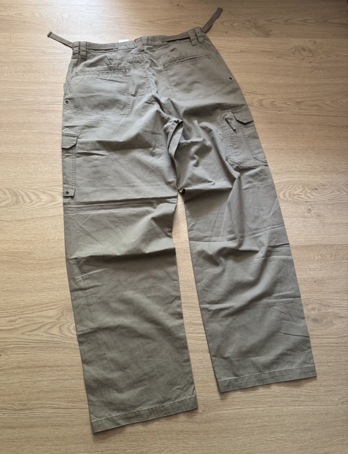 Columbia Vintage 00’s Columbia USA BAGGY Cargo Beige Pants Size US 36 / EU 52 - 4 Thumbnail