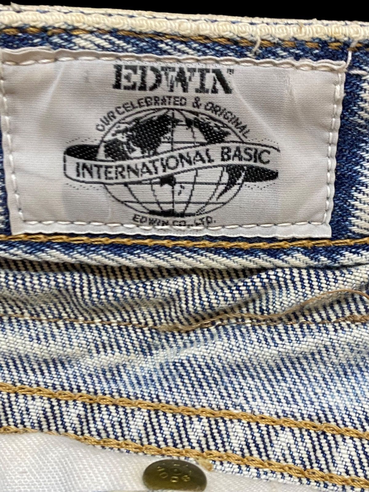 Edwin Vintage Edwin International Basic Acid Wash Distressed Jeans Size US 29 - 15 Thumbnail