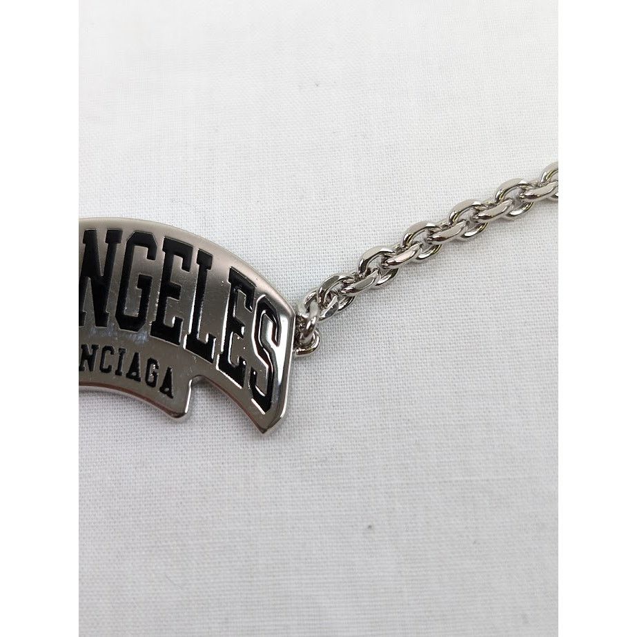 Balenciaga o1rshd1 Q:2 / Size: OS / Los Angeles Necklace in Silver Size ONE SIZE - 5 Thumbnail
