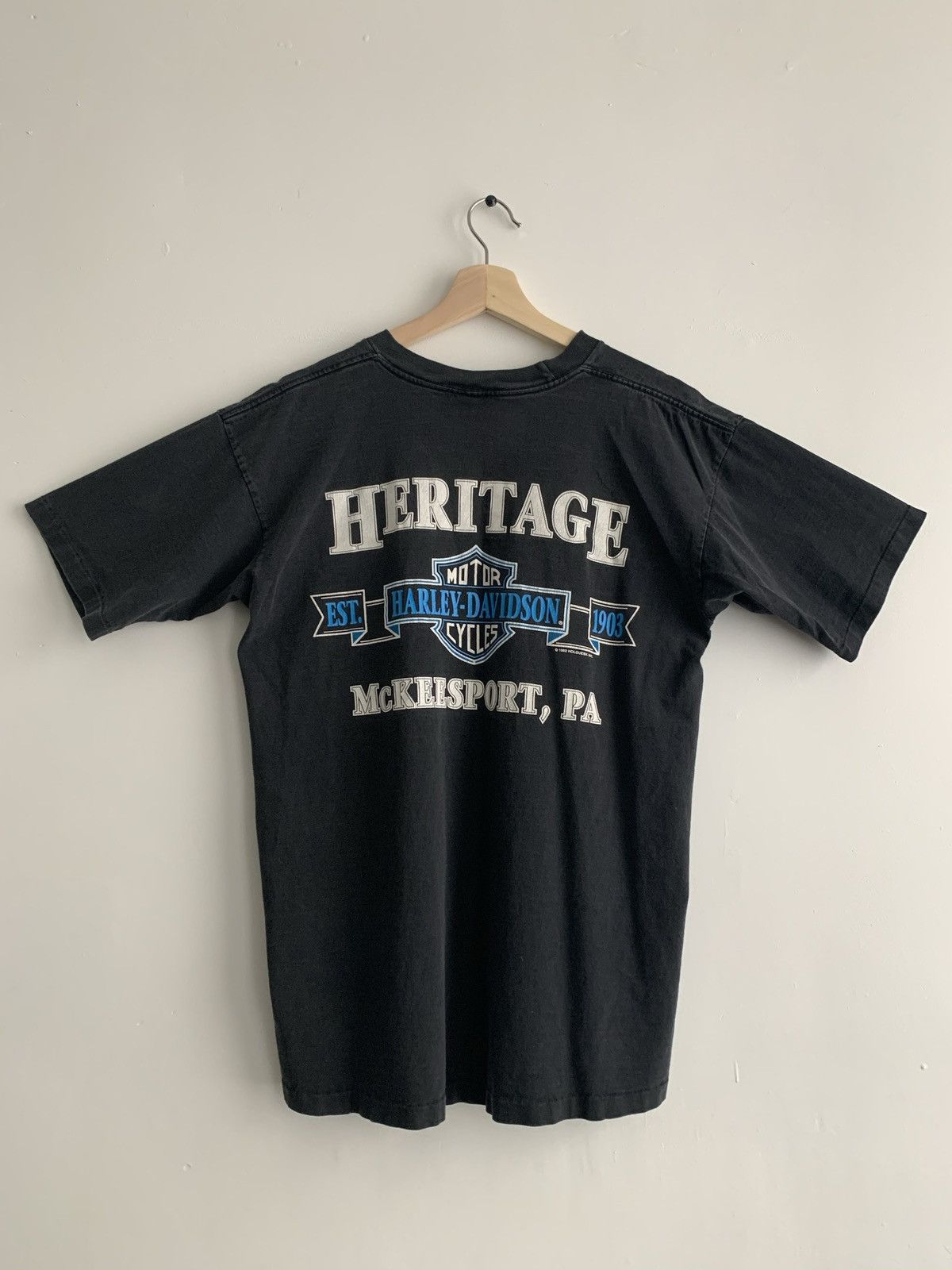 Harley Davidson × Vintage Vintage Harley Davidson Tee 1993 Size US L / EU 52-54 / 3 - 5 Thumbnail