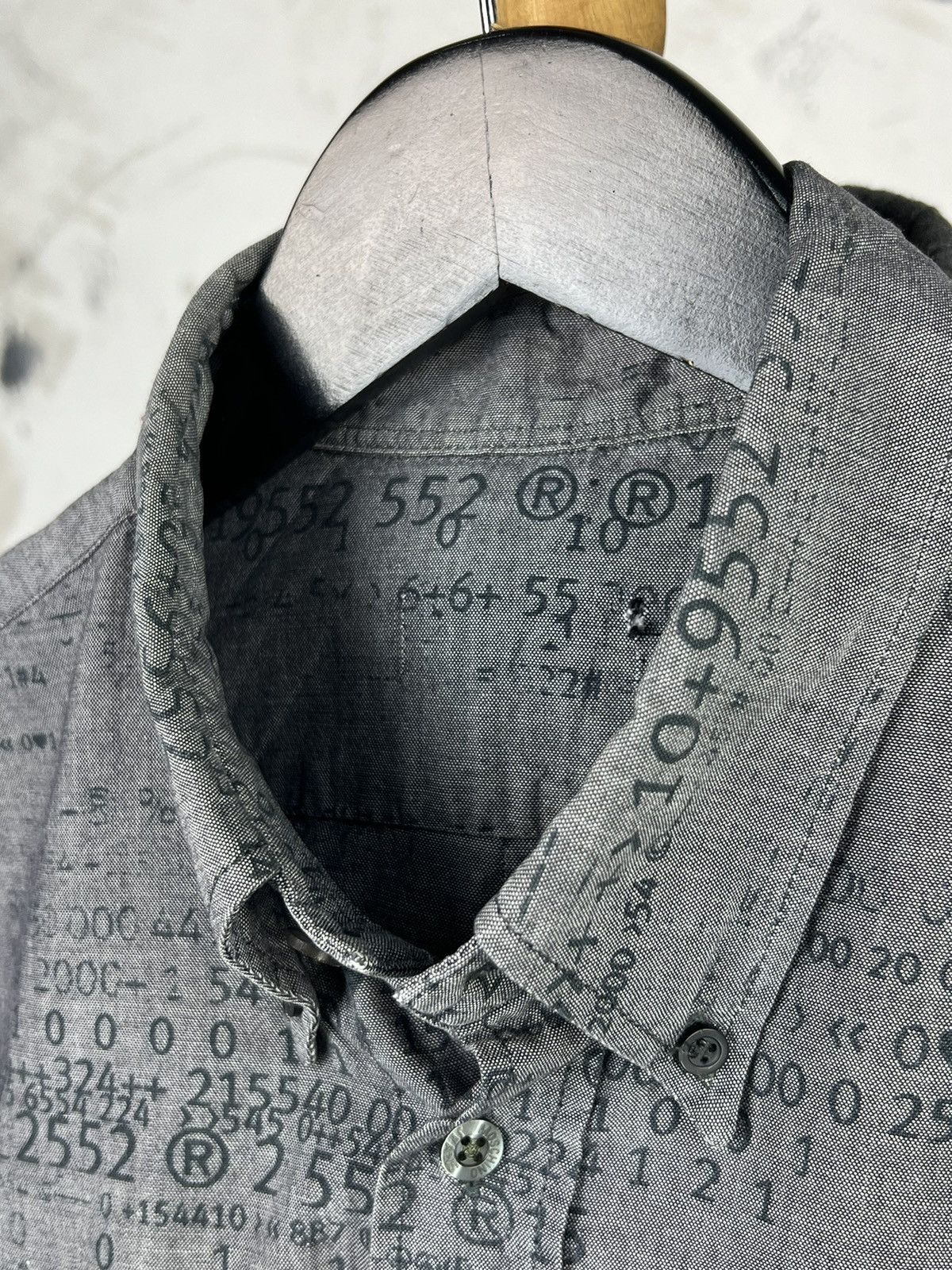 Moschino Vintage Moschino Jeans Printed Button-Up Shirt Size L - XL Size US L / EU 52-54 / 3 - 6 Thumbnail