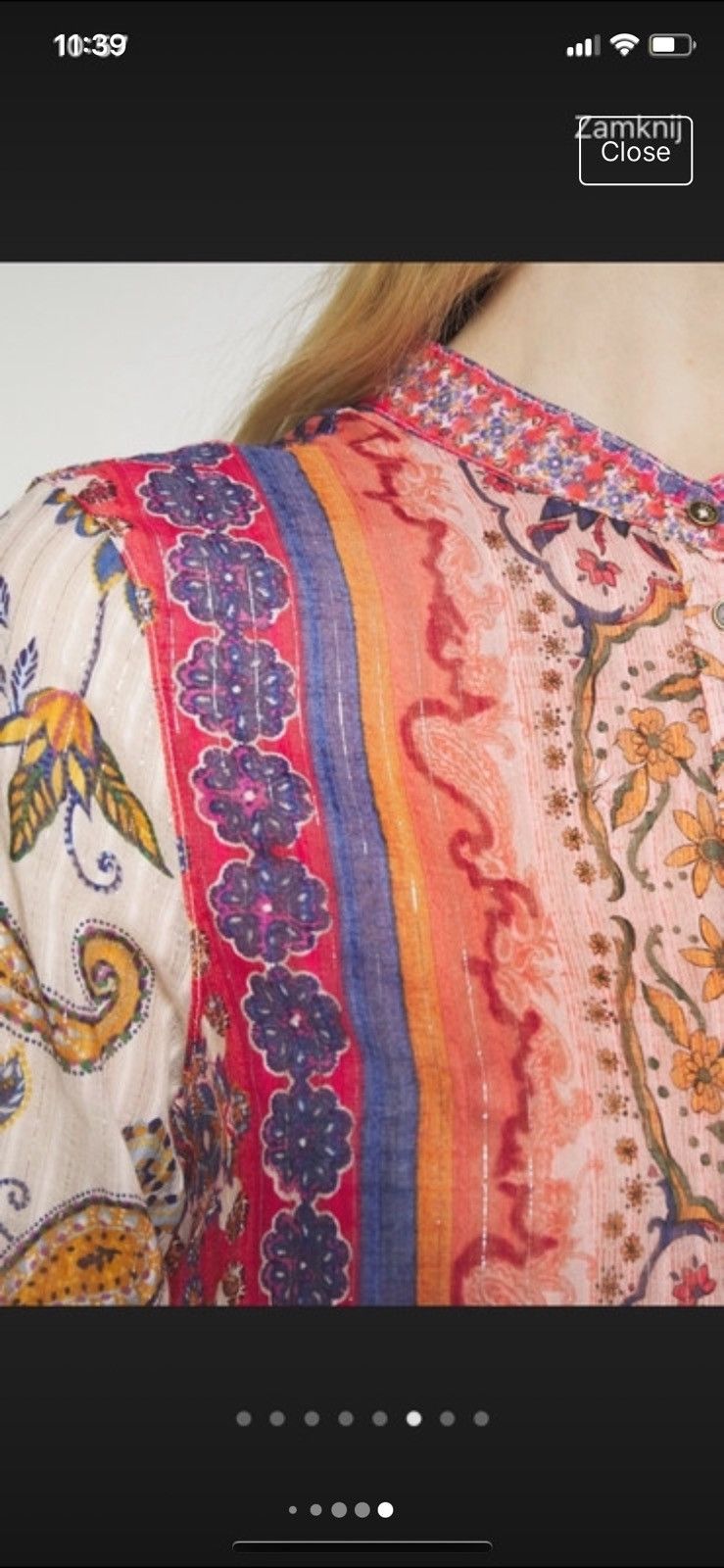 Desigual Boho shirt Colourful Size S / US 4 / IT 40 - 2 Thumbnail