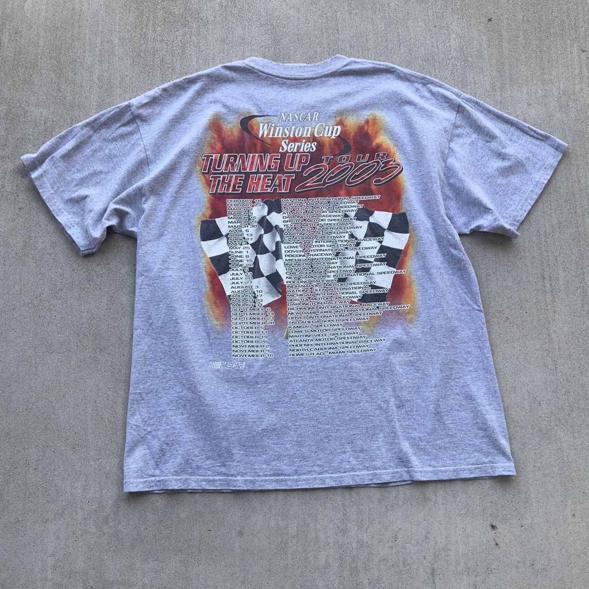 NASCAR × Vintage Vintage NASCAR Winston Cup Series 2003 Tour Mens Shirt XL Size US XL / EU 56 / 4 - 2 Thumbnail