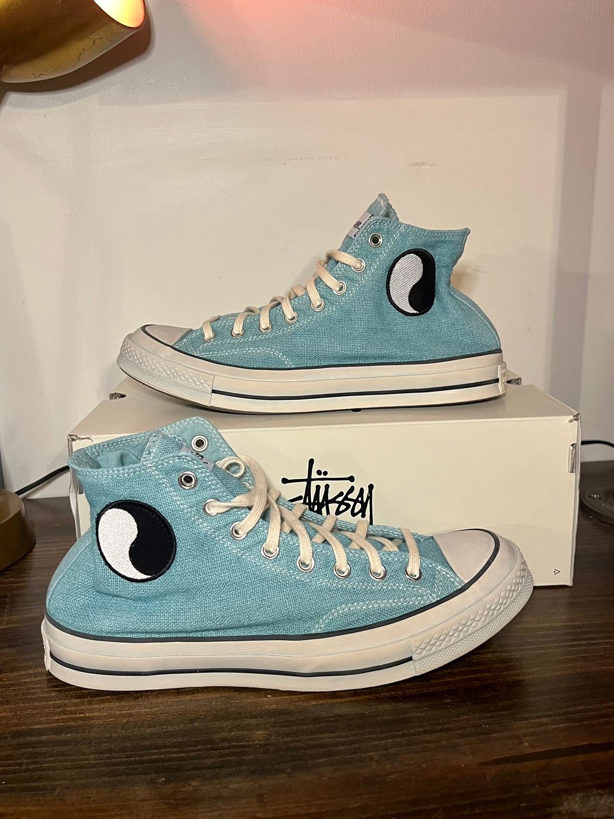 Our Legacy Our Legacy Stussy Converse Chuck 70 Hi in Pool Blue 
