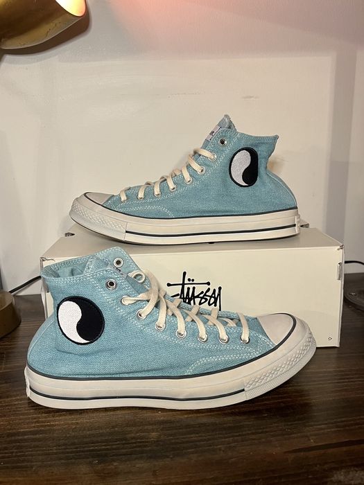 Our Legacy Our Legacy Stussy Converse Chuck 70 Hi in Pool Blue