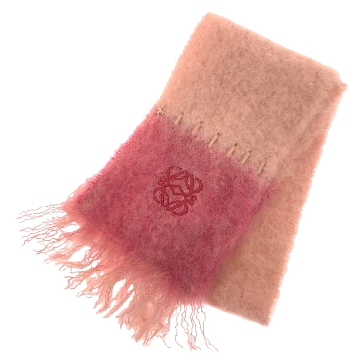 Loewe Loewe Loewe Anagram Wool Mohair Scarf Canvas Scarf Size ONE SIZE - 1 Thumbnail