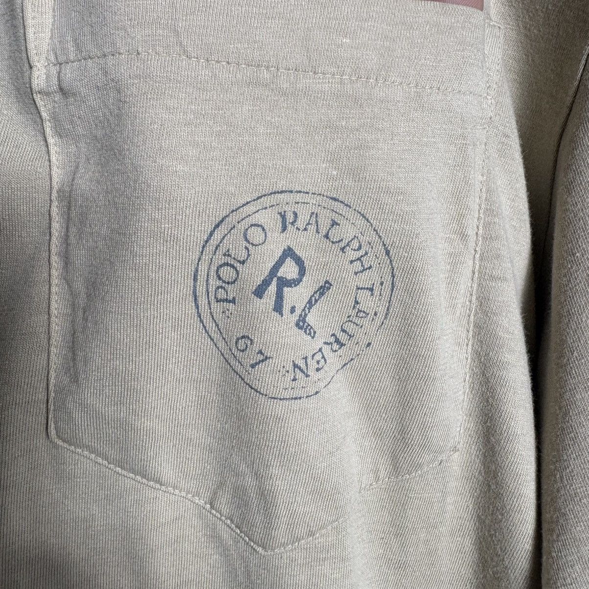 Polo Ralph Lauren Vintage 90s Polo Ralph RL Logo Pocket Single Stitch T-Shirt Size US XL / EU 56 / 4 - 3 Thumbnail