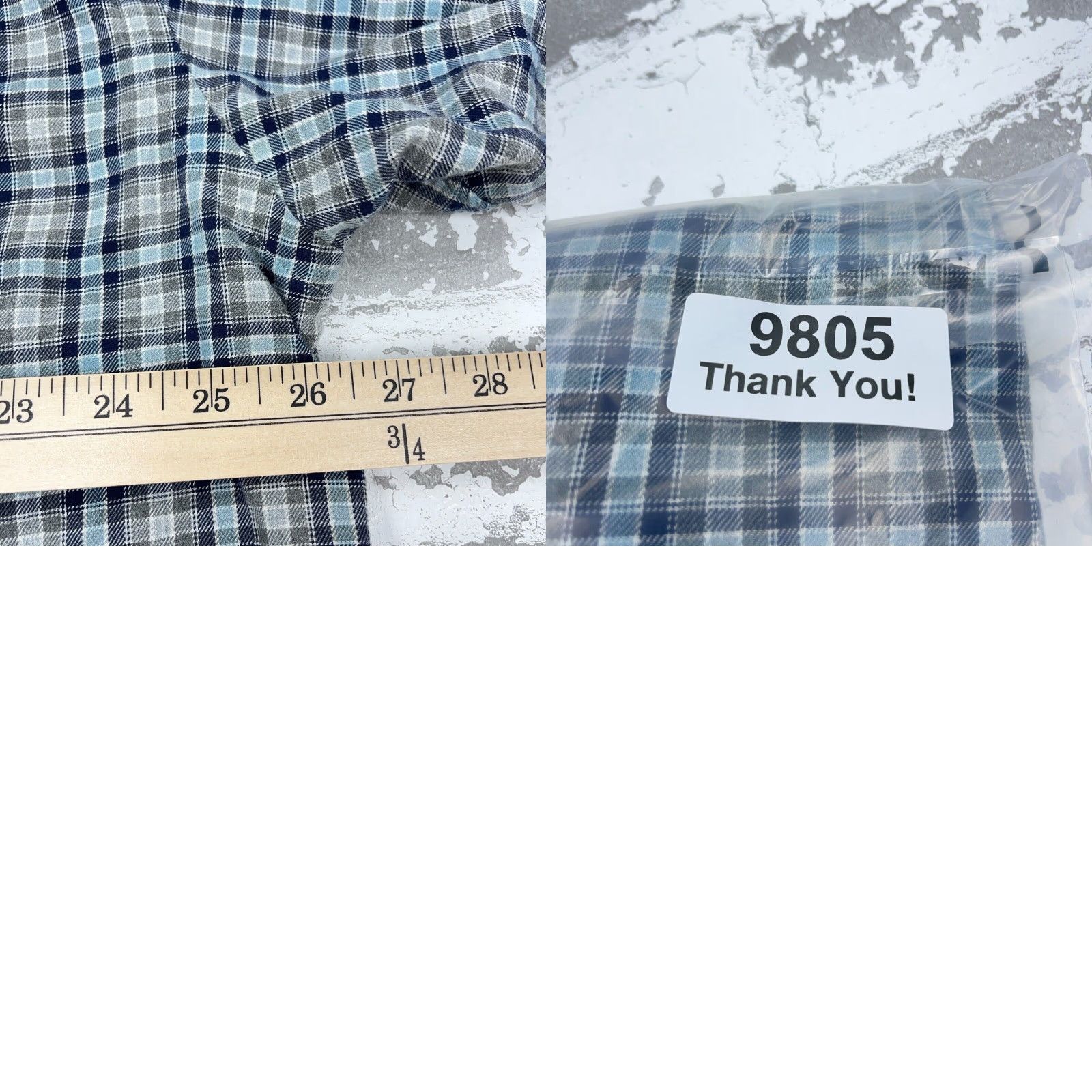 Ralph Lauren Ralph Lauren Shirt Men XL Blue Gray Plaid Button-Up Flannel Tartan Blake Soft Mens Size US XL / EU 56 / 4 - 8 Thumbnail