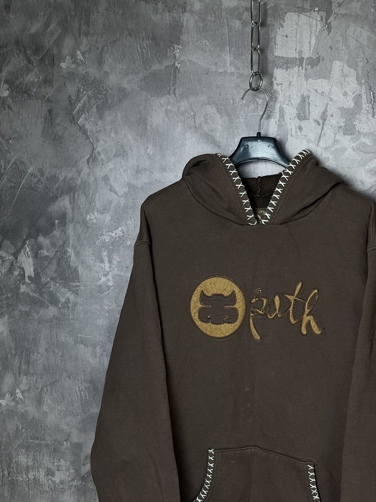 Hypebeast Vintage 90s Path Logo Hoodie Brown Colour Size M Size US M / EU 48-50 / 2 - 3 Thumbnail