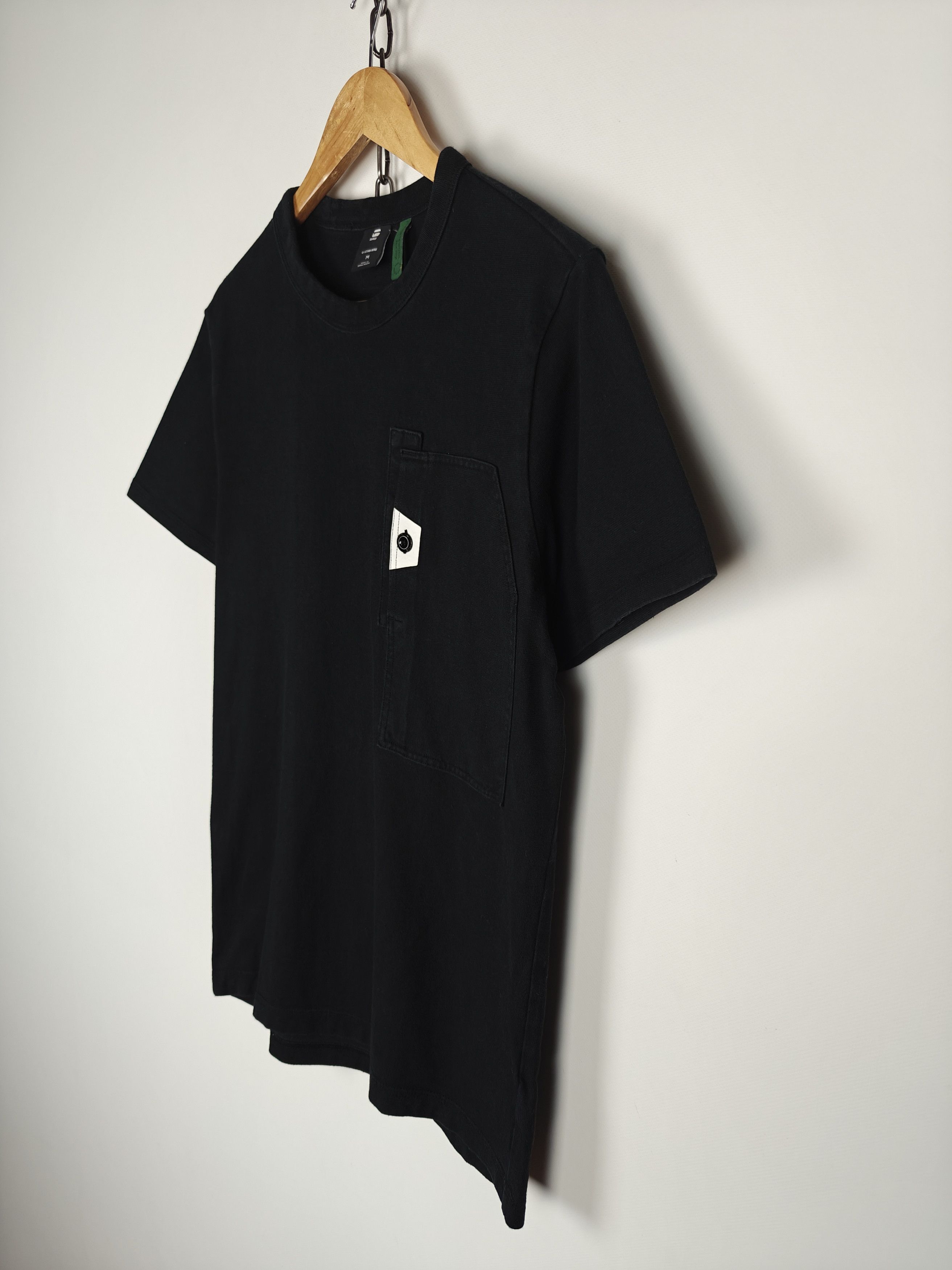 G-Star G-Star Raw T-Shirt Utility Pocket Logo Crewneck Black M Size US M / EU 48-50 / 2 - 6 Thumbnail