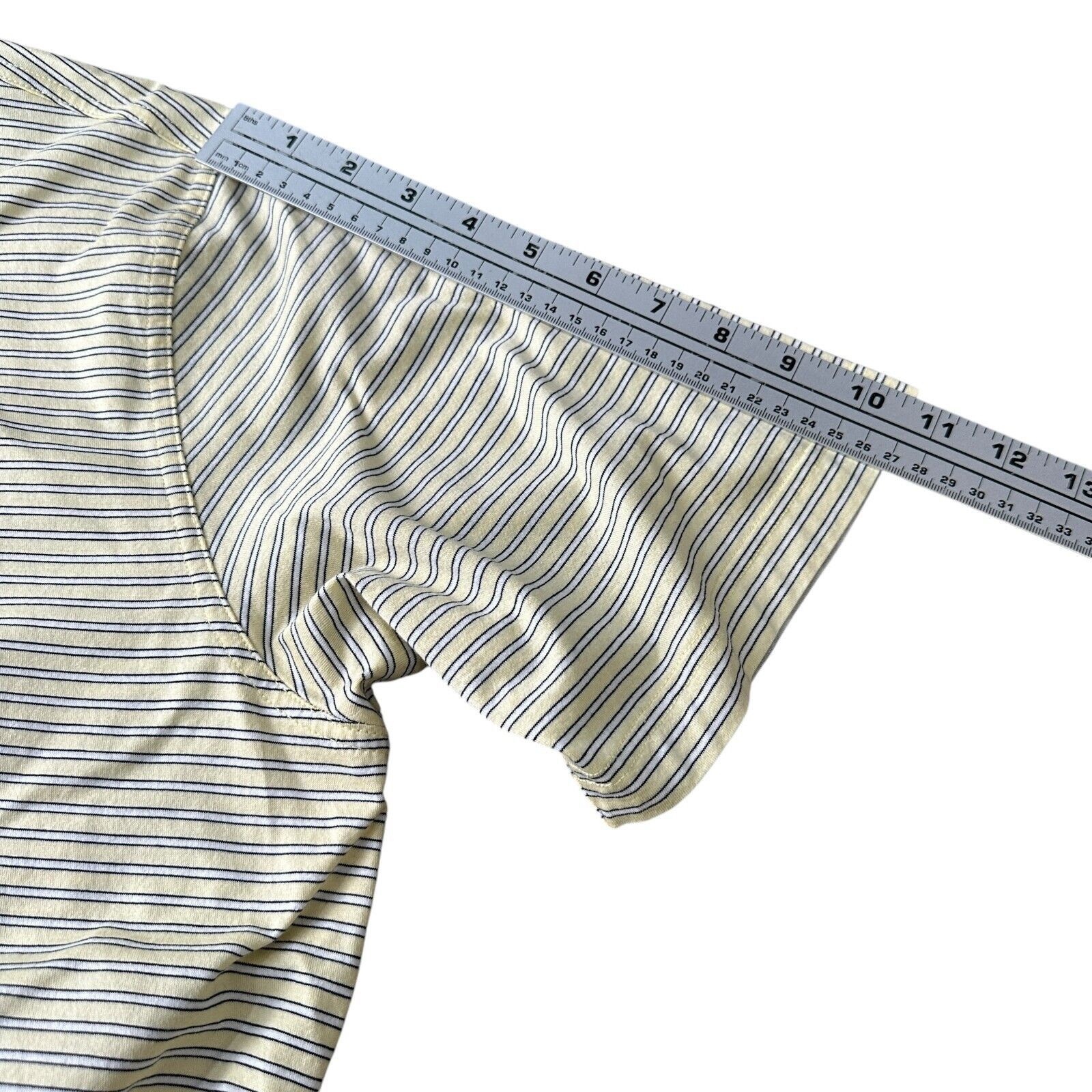 Other Masters Amen Corner Polo Shirt Men’s XL Yellow Striped Size US XL / EU 56 / 4 - 8 Thumbnail