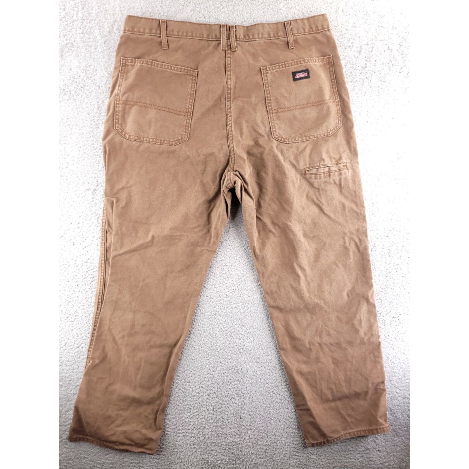 Dickies Dickies Canvas Pants Mens 38x31 Relaxed Straight Brown Workwear Size US 38 / EU 54 - 2 Thumbnail
