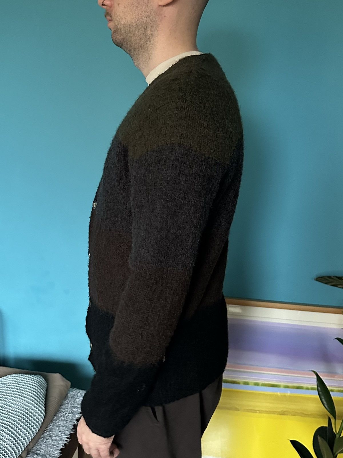 Stussy Stussy Gradient Mohair Cardigan Size US M / EU 48-50 / 2 - 3 Thumbnail