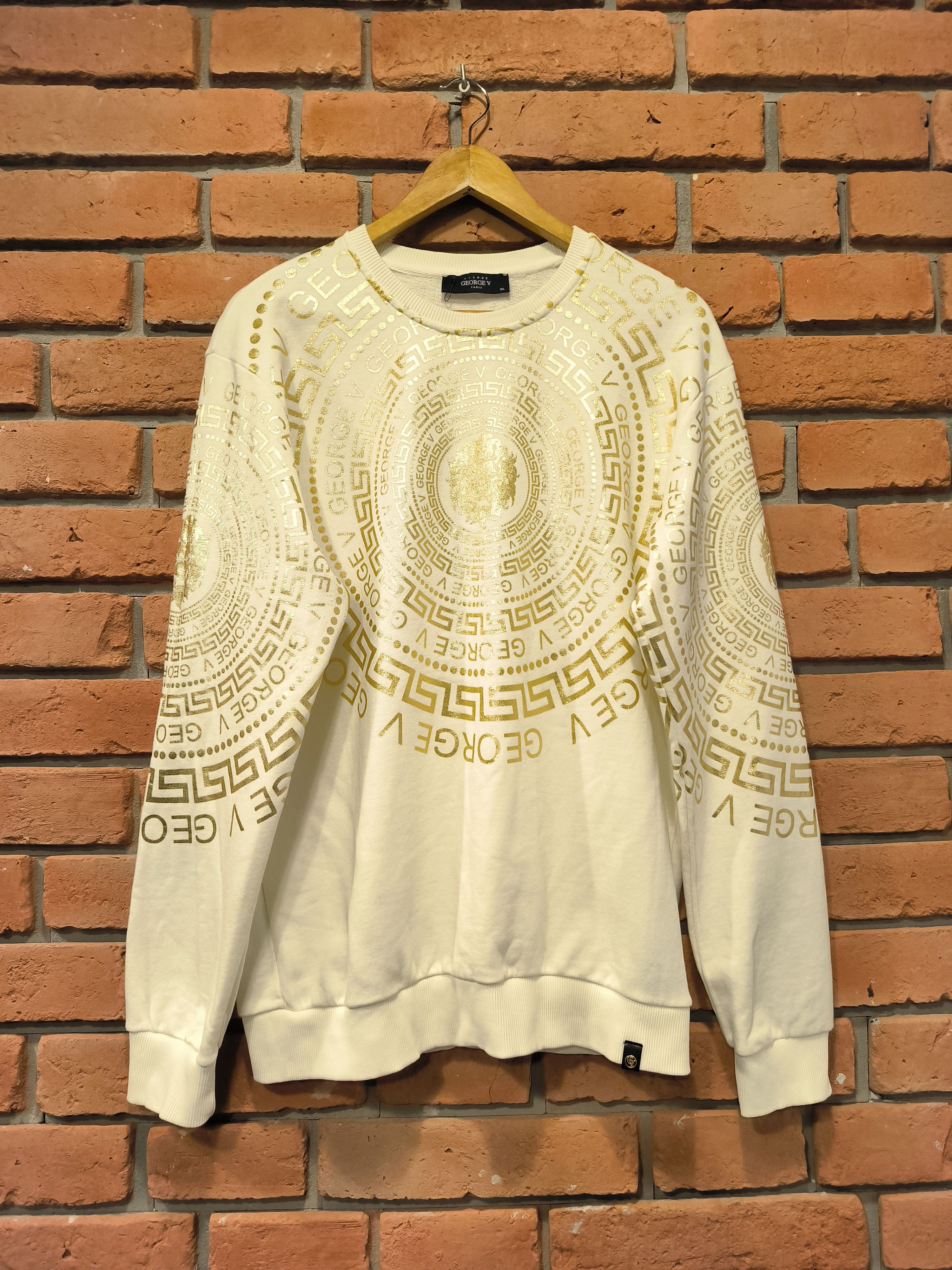 Other Avenue George V Paris Print Logo Crewneck Sweatshirt Size US XL / EU 56 / 4 - 1 Thumbnail
