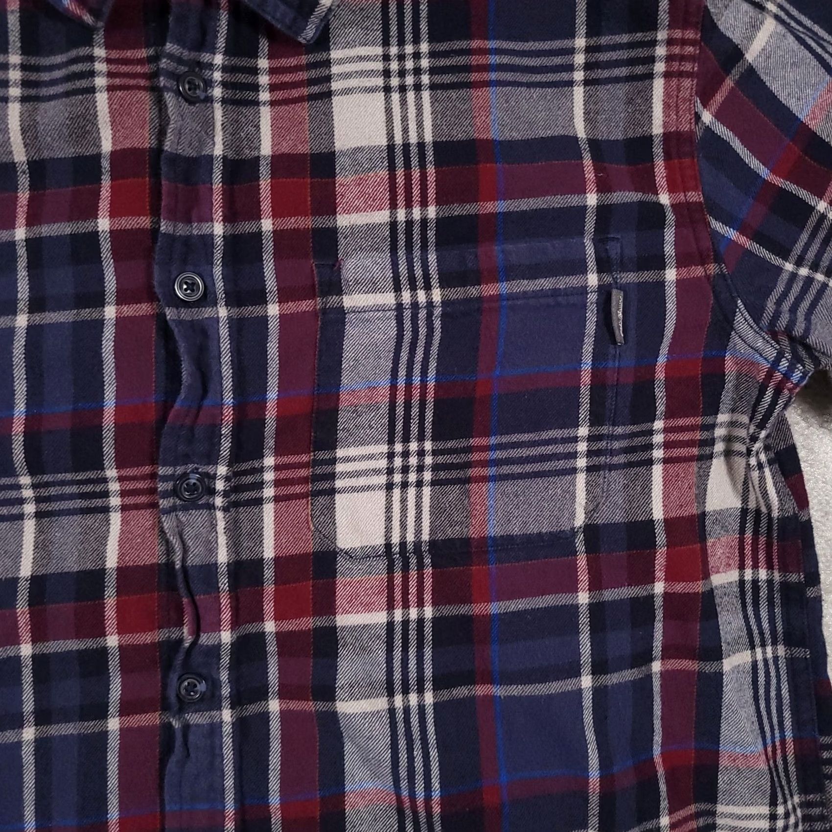 Eddie Bauer Eddie Bauer Flannel Shirt Mens Large Blue Red Plaid Long Sleeve Button Up Cotton Size US L / EU 52-54 / 3 - 4 Thumbnail