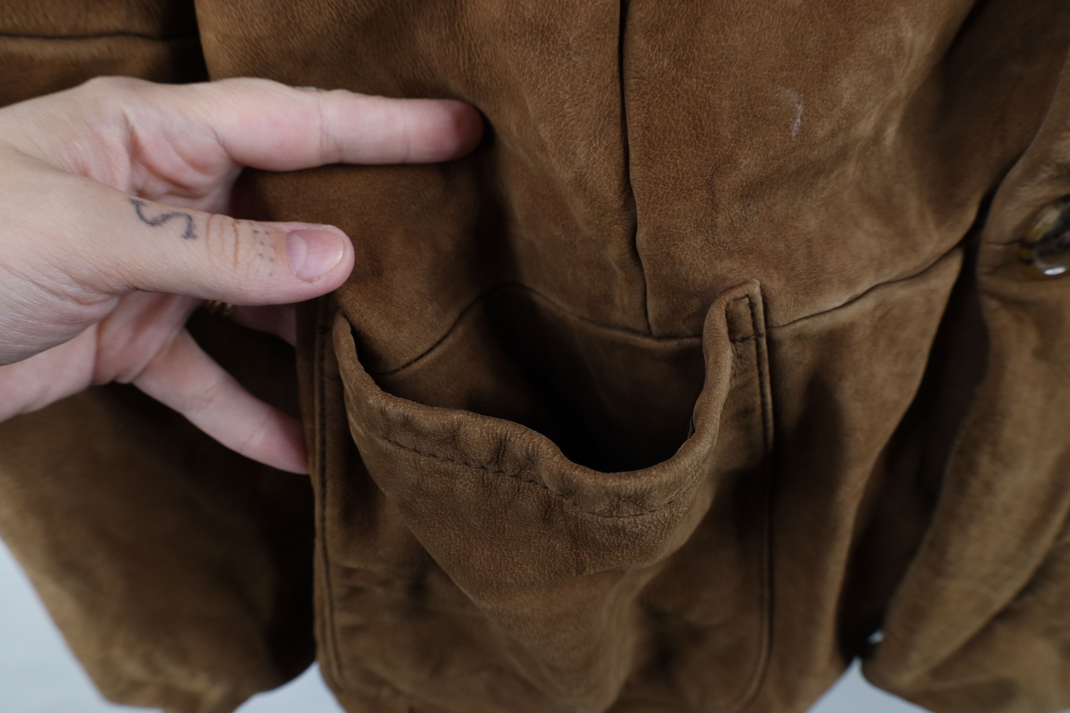 Vintage Vintage 90s Streetwear Leather Sport Coat Blazer Jacket Size US L / EU 52-54 / 3 - 6 Thumbnail