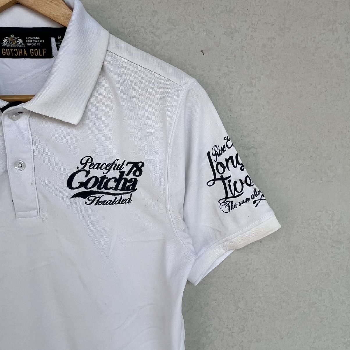 Other Vintage White Polo Shirt With Black Accents Size M Size US M / EU 48-50 / 2 - 5 Thumbnail