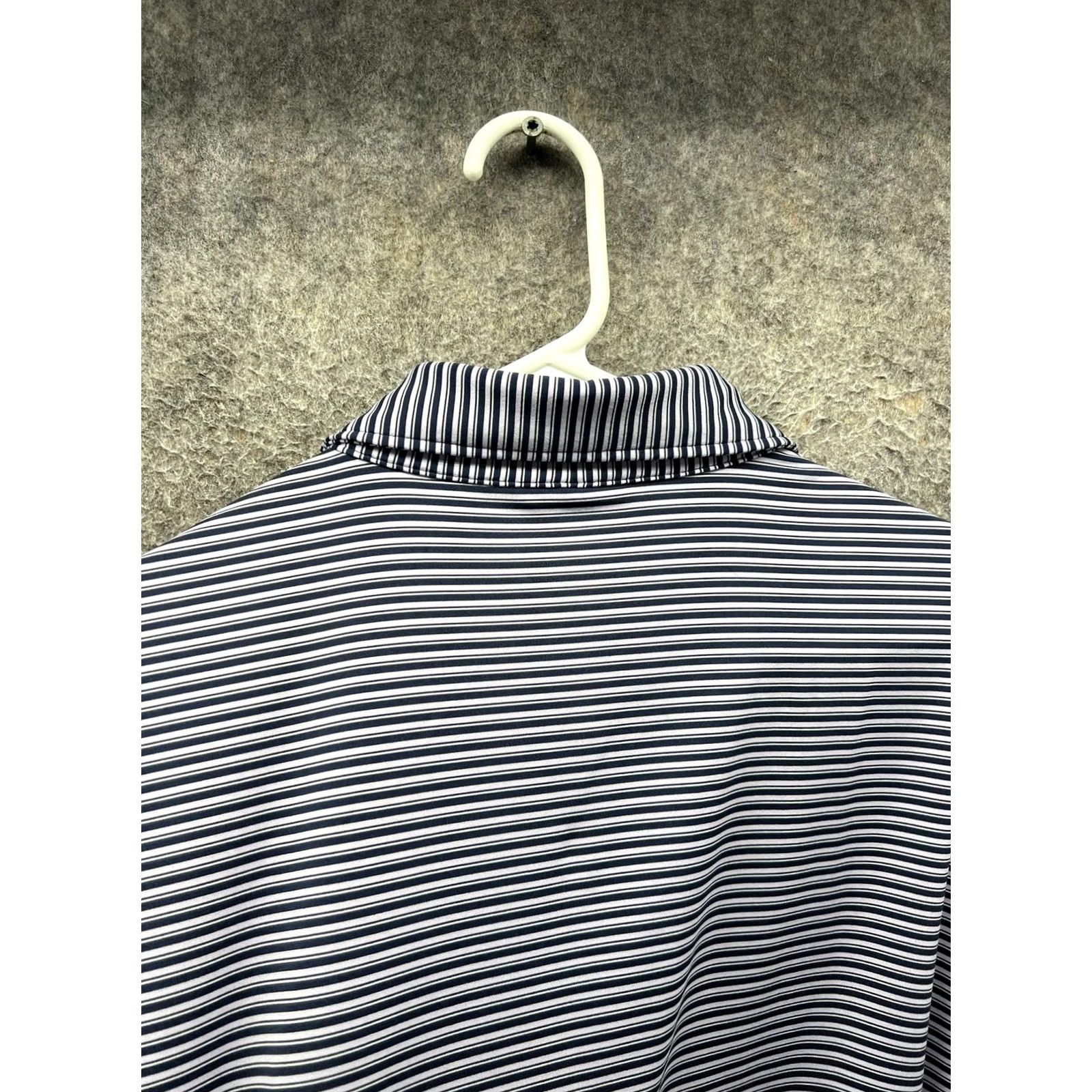 Peter Millar Peter Millar Summer Comfort Polo Shirt Mens M Blue Stripe Aurora Golf Club Size US M / EU 48-50 / 2 - 5 Thumbnail
