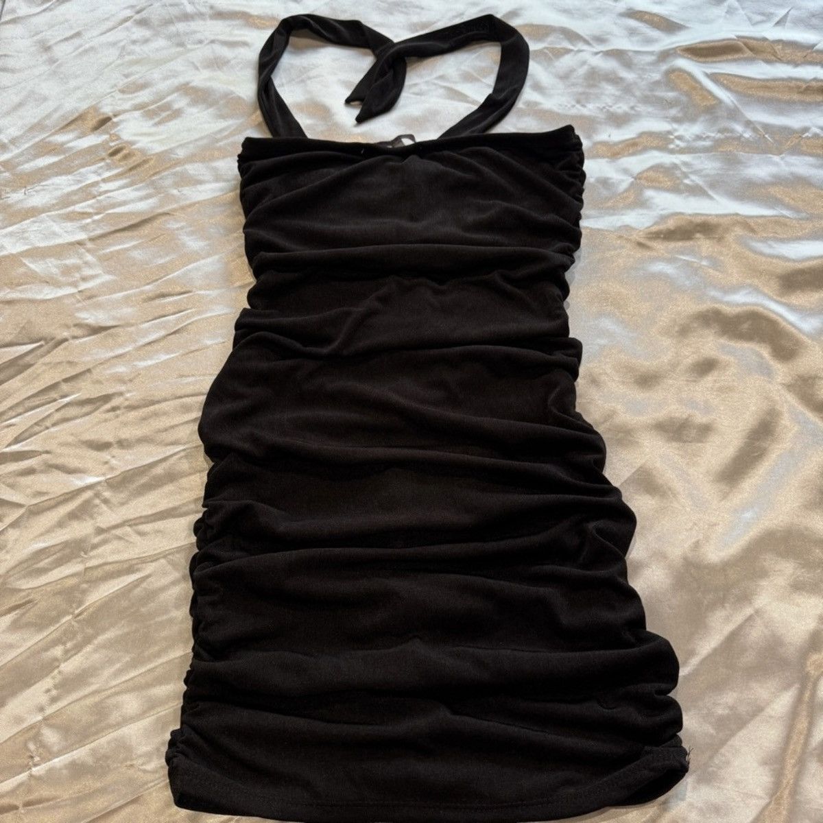 Almost Famous Slinky Black Mini Dress Size M / US 6-8 / IT 42-44 - 5 Thumbnail