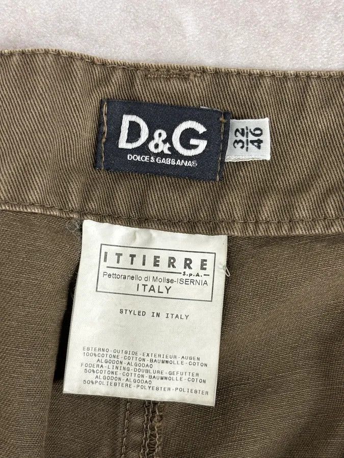 Dolce & Gabbana SS2003 Dolce & Gabbana Khaki Military Cargo Pants Size US 32 / EU 48 - 11 Thumbnail