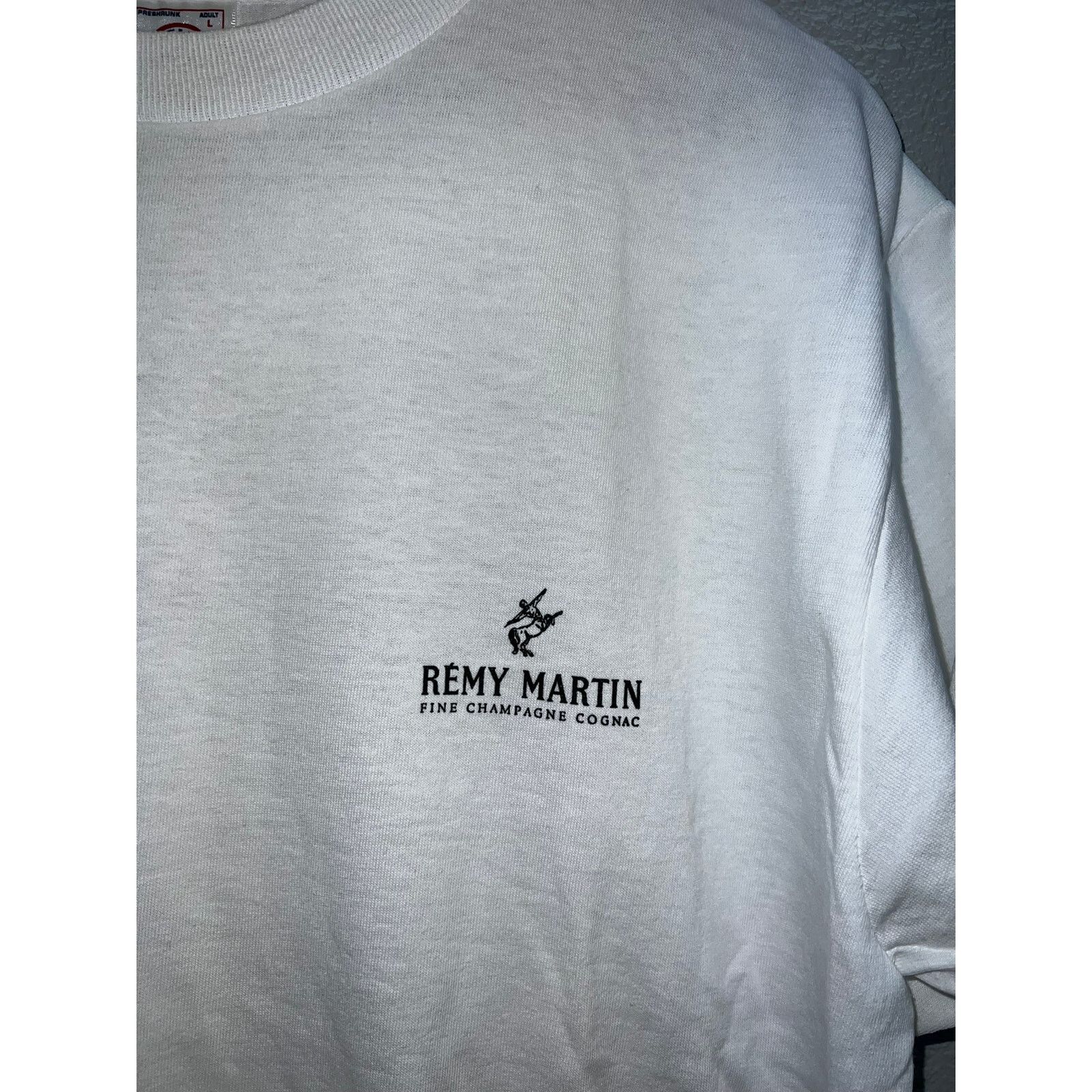 Delta Vintage Remy Martin Shirt Fine Champagne Cognac Tee 90s L Size US L / EU 52-54 / 3 - 3 Thumbnail