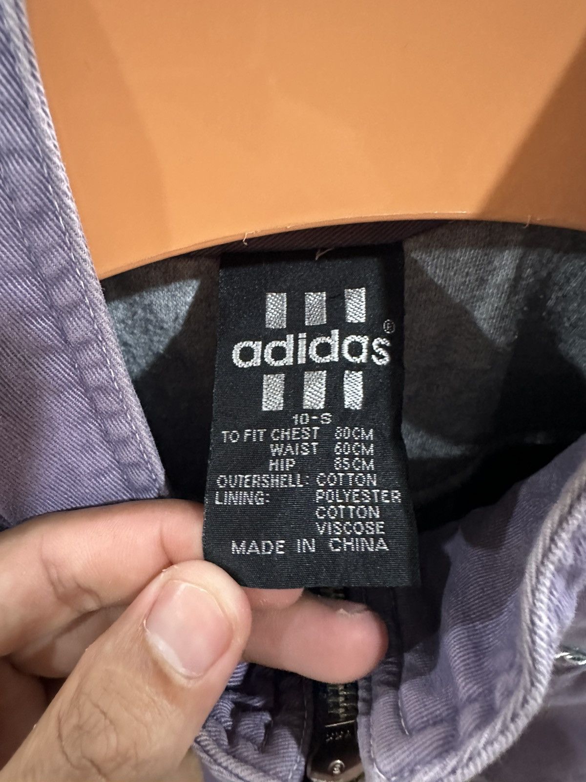 Adidas RARE Vintage Adidas 3 Stripe Purple🔥 Size US XXL / EU 58 / 5 - 7 Thumbnail