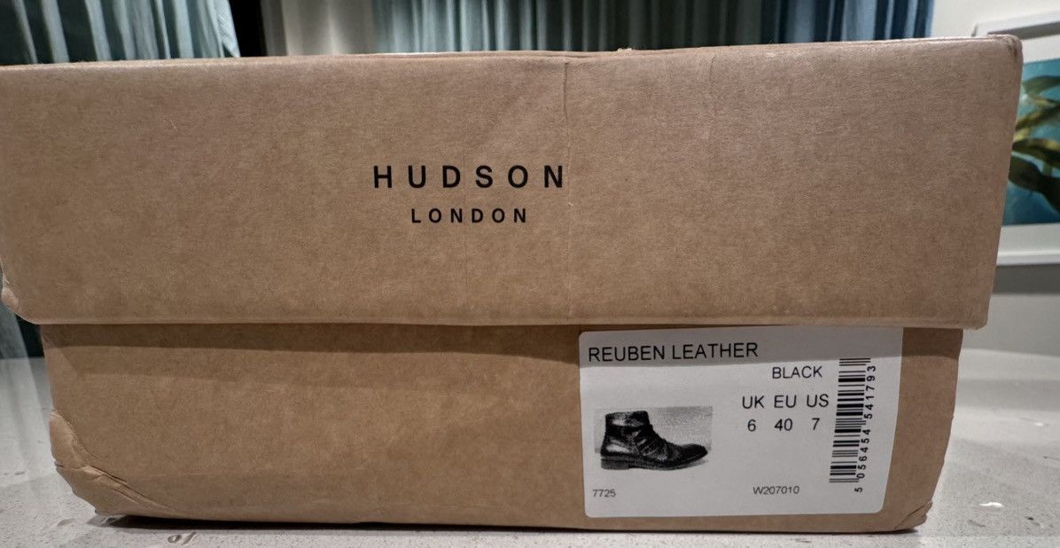 Hudson Hudson Reuben Leather Boots Size US 7 / EU 40 - 14 Thumbnail