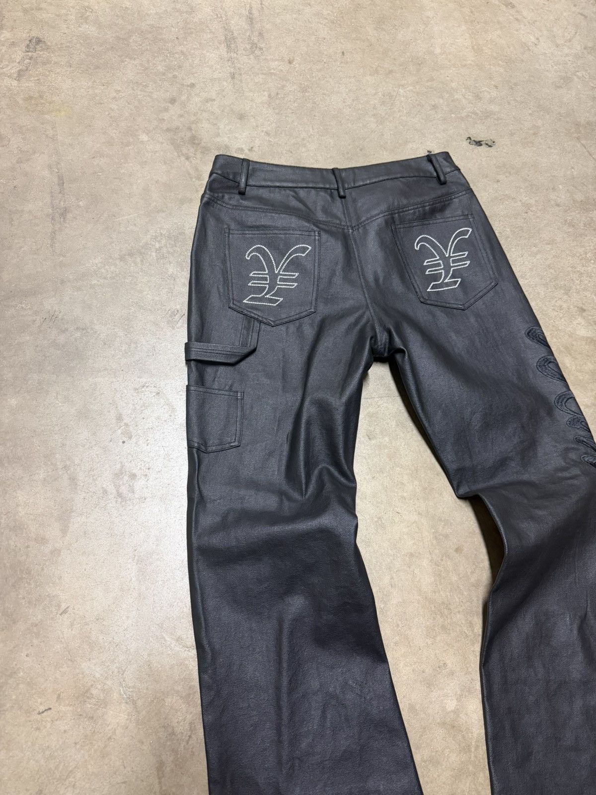 Other Wax Leather Denim Size US 32 / EU 48 - 2 Thumbnail