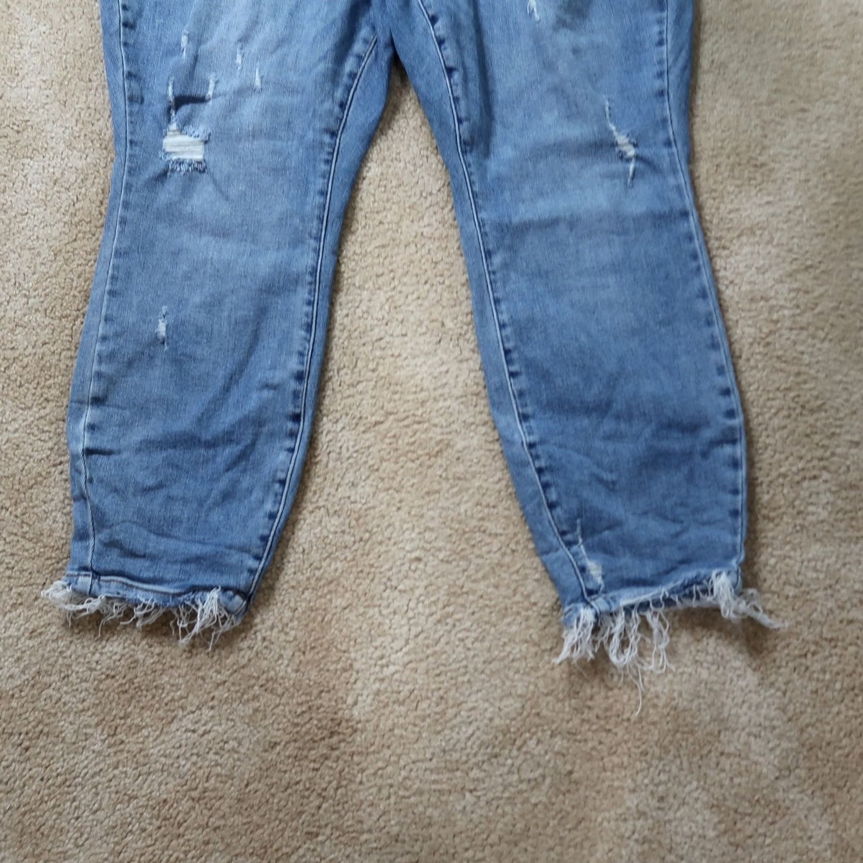 Vintage Judy Blue High Rise Relaxed Fit Jeans Women's 20W Blue Stretch Denim Slim Skinny 5-Pocket Denim Jeans Womens 20W Blue Size 42" / US 20 - 2 Thumbnail