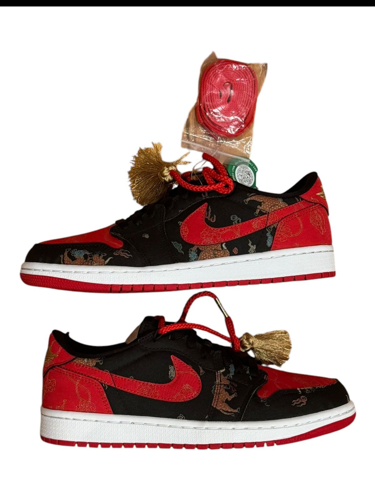 Jordan Brand × Nike Jordan 1 Low OG ‘Chinese New Year’ Size US 7.5 / EU 40-41 - 1 Thumbnail