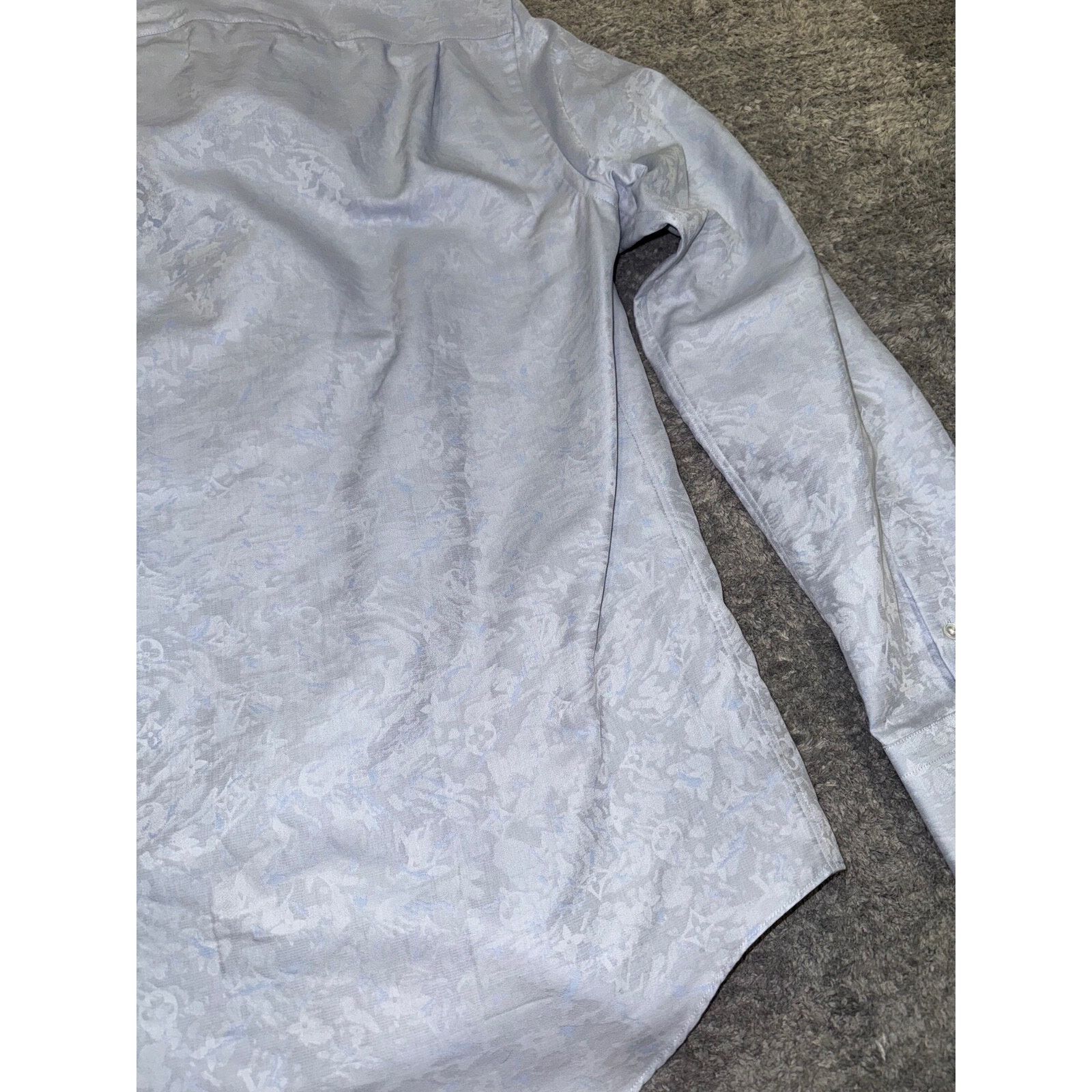 Louis Vuitton Louis Vuitton Regular Shirt DNA Collar Monogram Long Sleeve Size US S / EU 44-46 / 1 - 17 Thumbnail