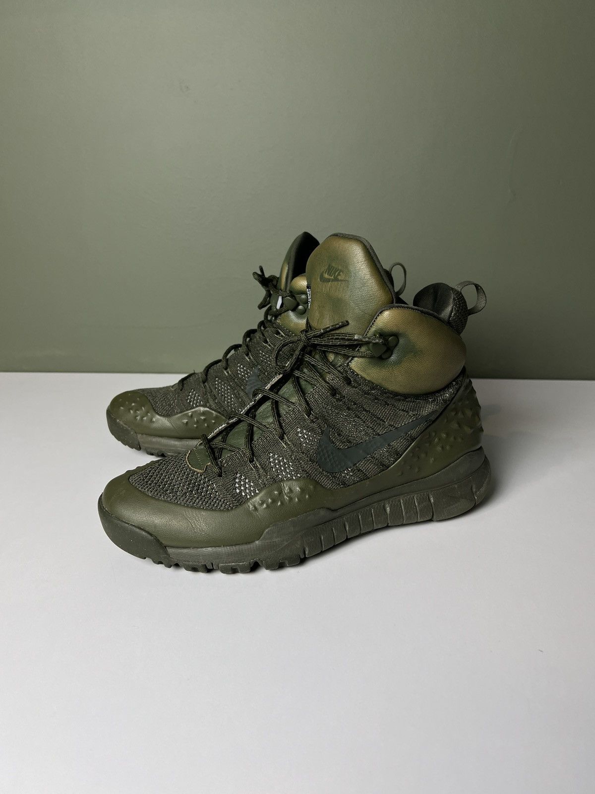 Nike ACG Nike Lupinek Flyknit Defender Cargo Trail Sneaker Boots Size US 9 / EU 42 - 4 Thumbnail
