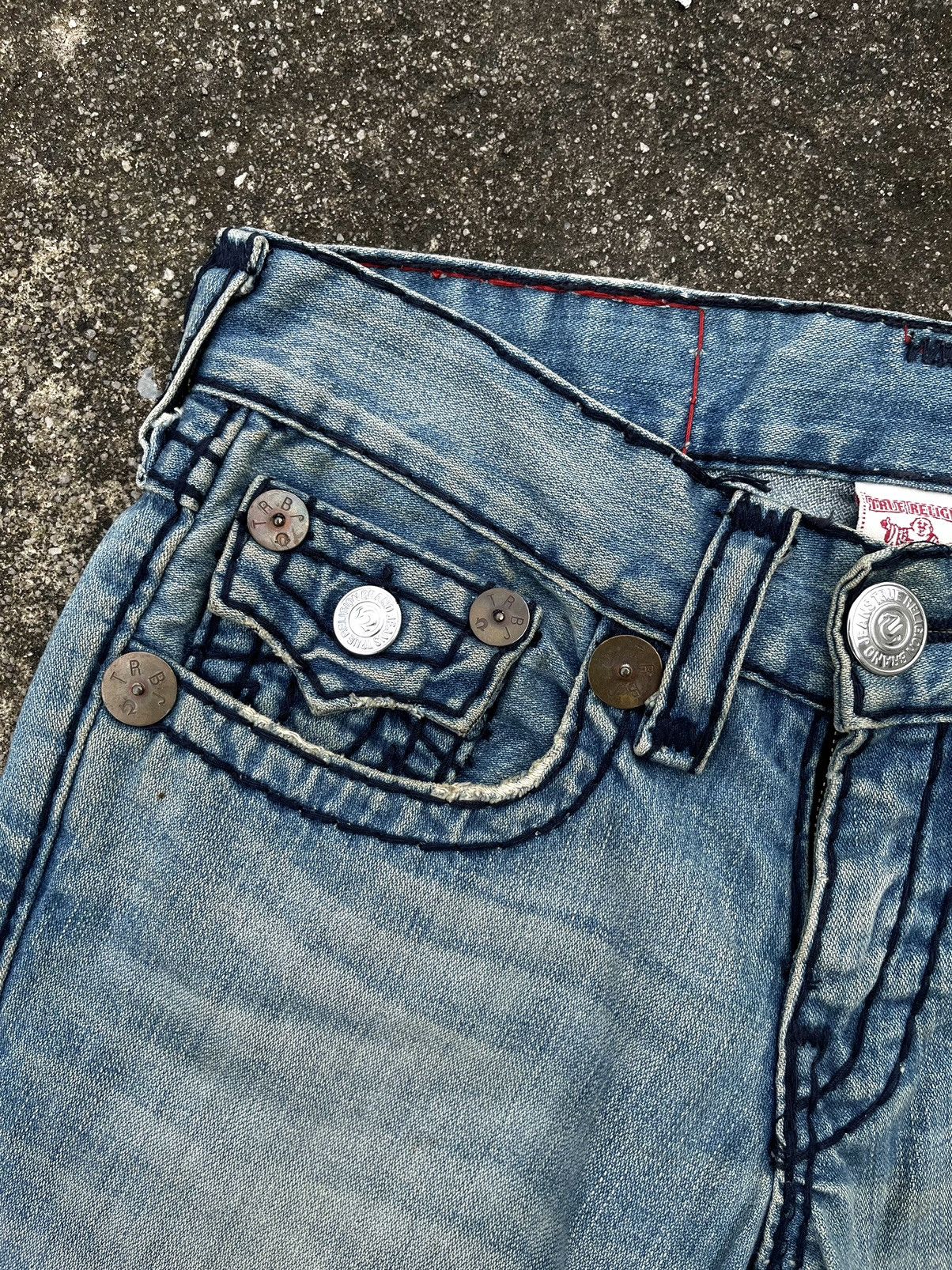If Six Was Nine × Le Grande Bleu (L.G.B.) × True Religion True Religion Flared Denim Pants Size US 31 - 7 Thumbnail