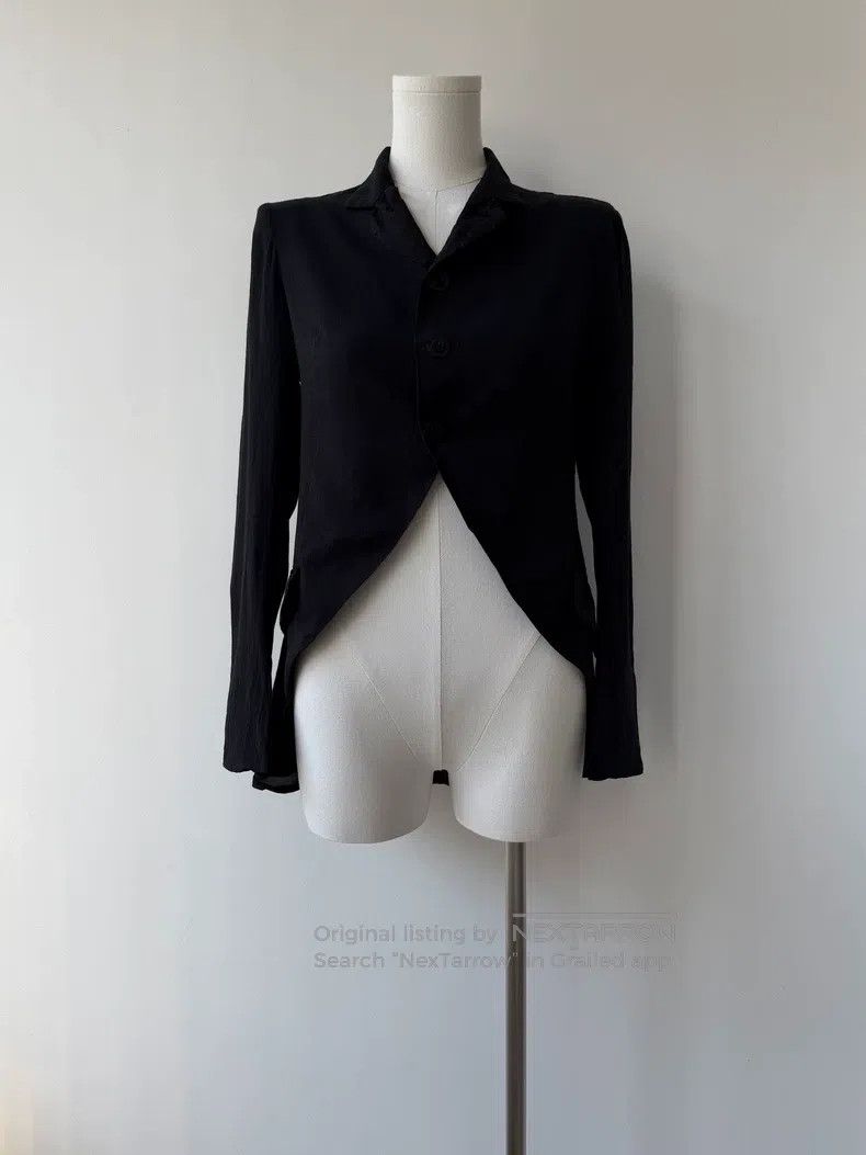 Yohji Yamamoto Yohji Yamamoto size 1 15SS Double Gauze Fishtail Suit Jacke Size S / US 4 / IT 40 - 6 Thumbnail