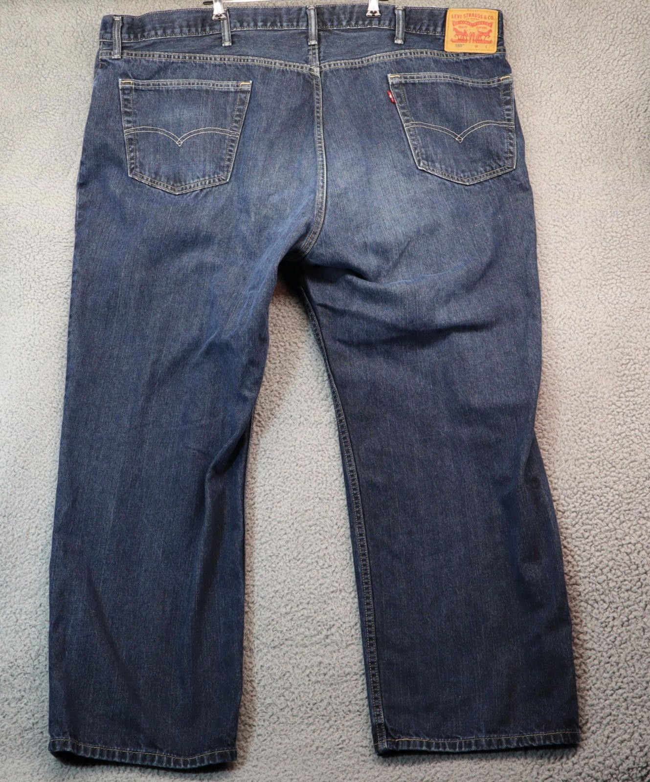 Levi's Levis 559 jeans men 52x32 Classic fit straight blue denim Size US 44 / EU 60 - 1 Thumbnail