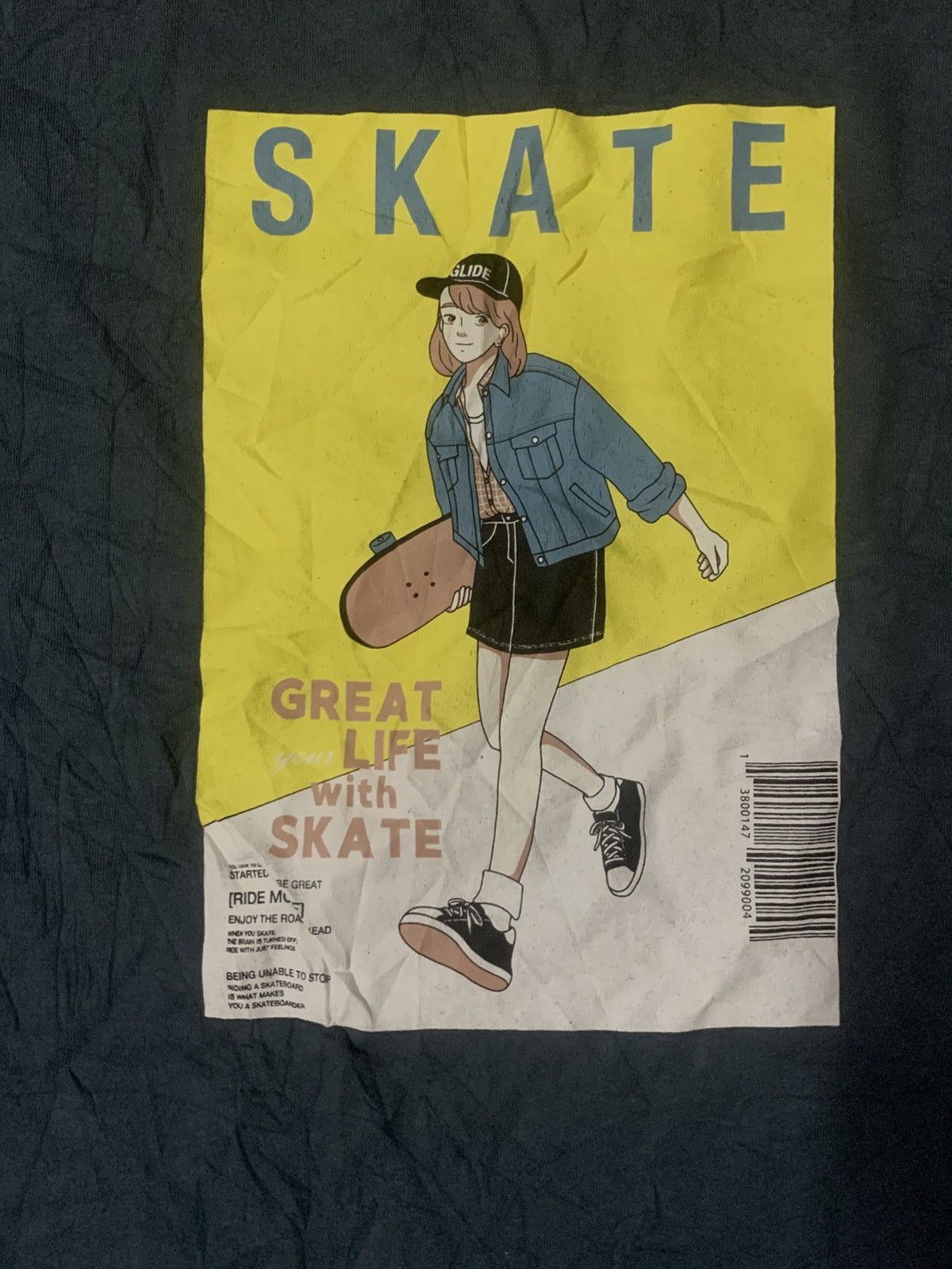 Girl Skateboards Skate Girl Grreat Life With Skate Tee Size US XXL / EU 58 / 5 - 7 Thumbnail