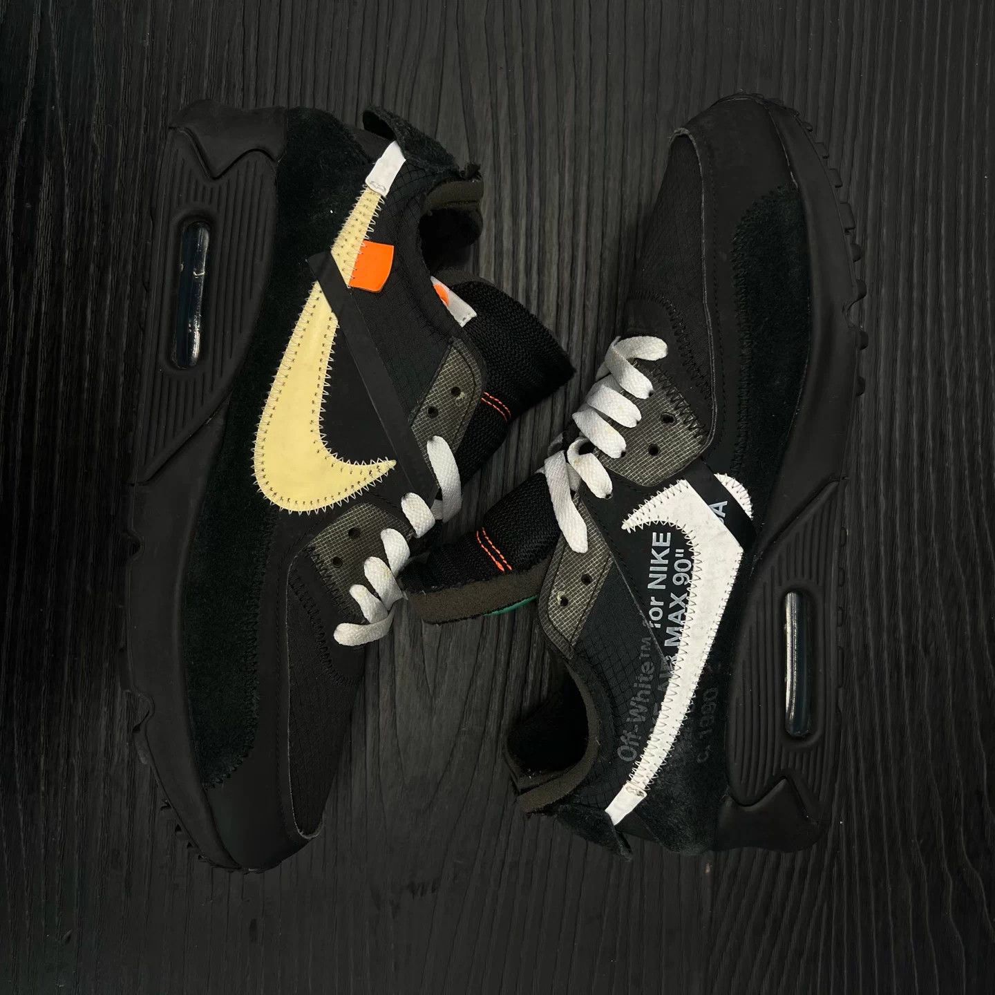Nike ow max90 black 42 mint Size US 9 / EU 42 - 3 Thumbnail