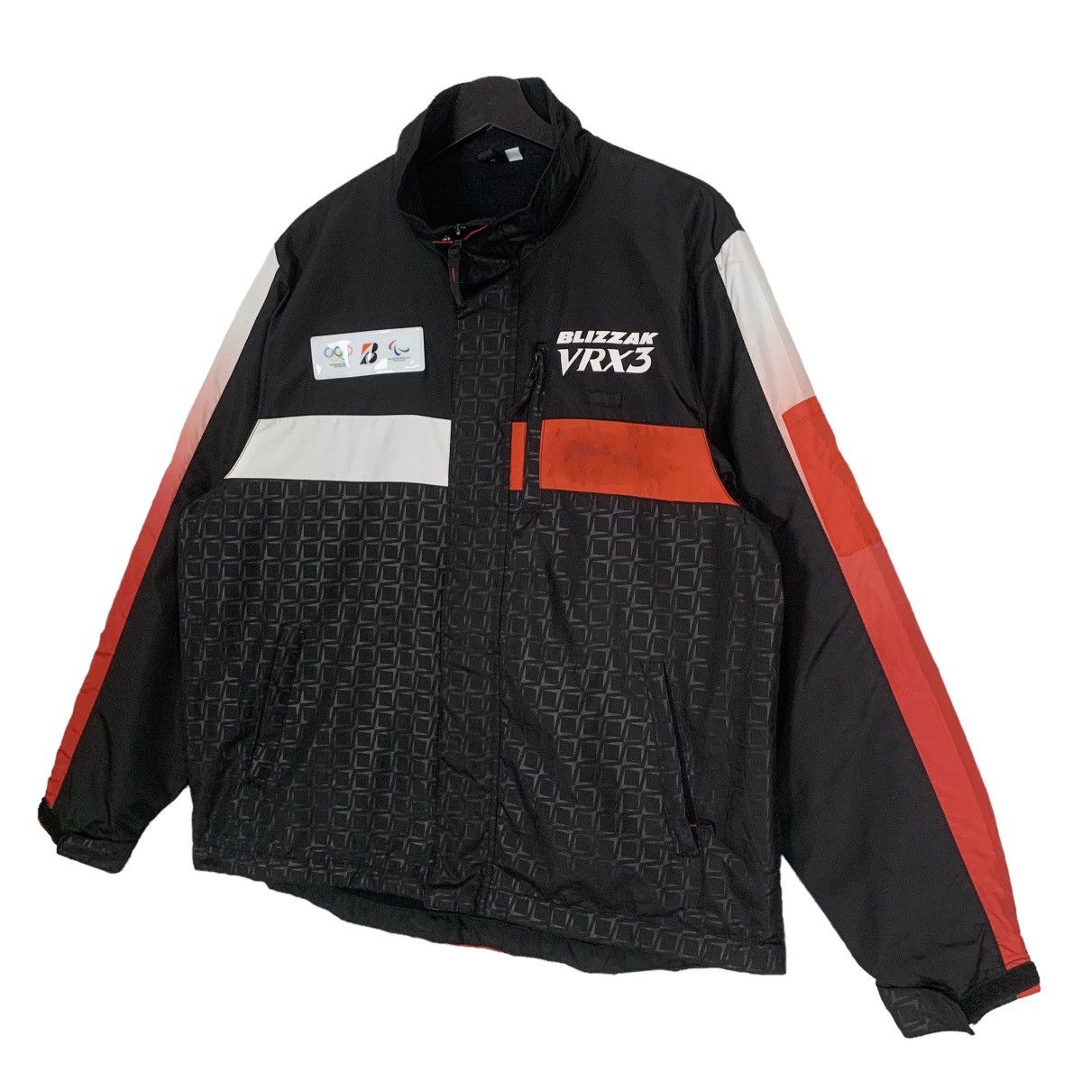 Japanese Brand × Vintage Vintage Blizzak Vrx3 Olympic Tire Partner Windbreaker Jacket Size US L / EU 52-54 / 3 - 4 Thumbnail