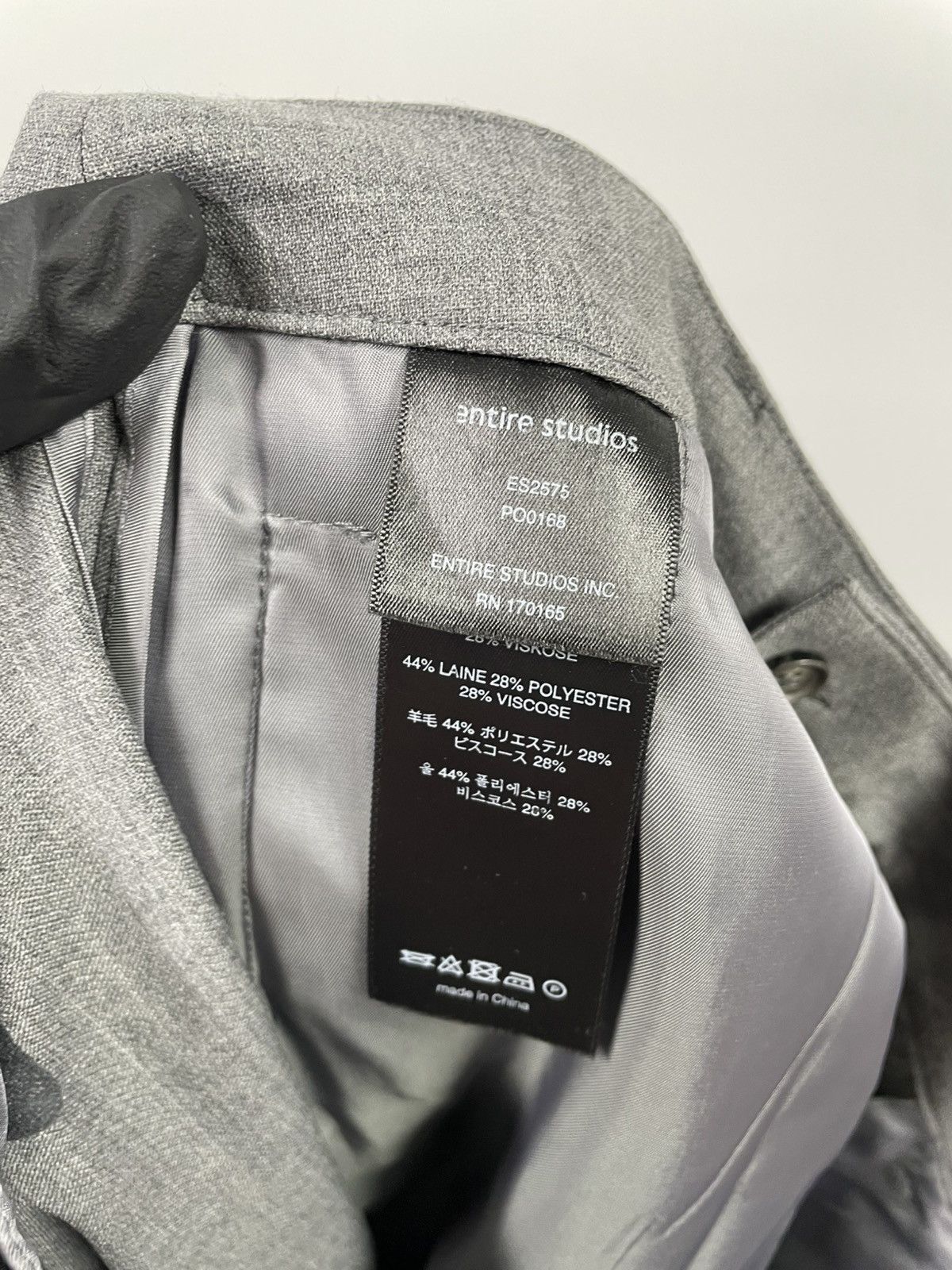 Entire Studios Entire Studios Gray Father Suiting Trousers Pants Medium Size US 32 / EU 48 - 7 Thumbnail