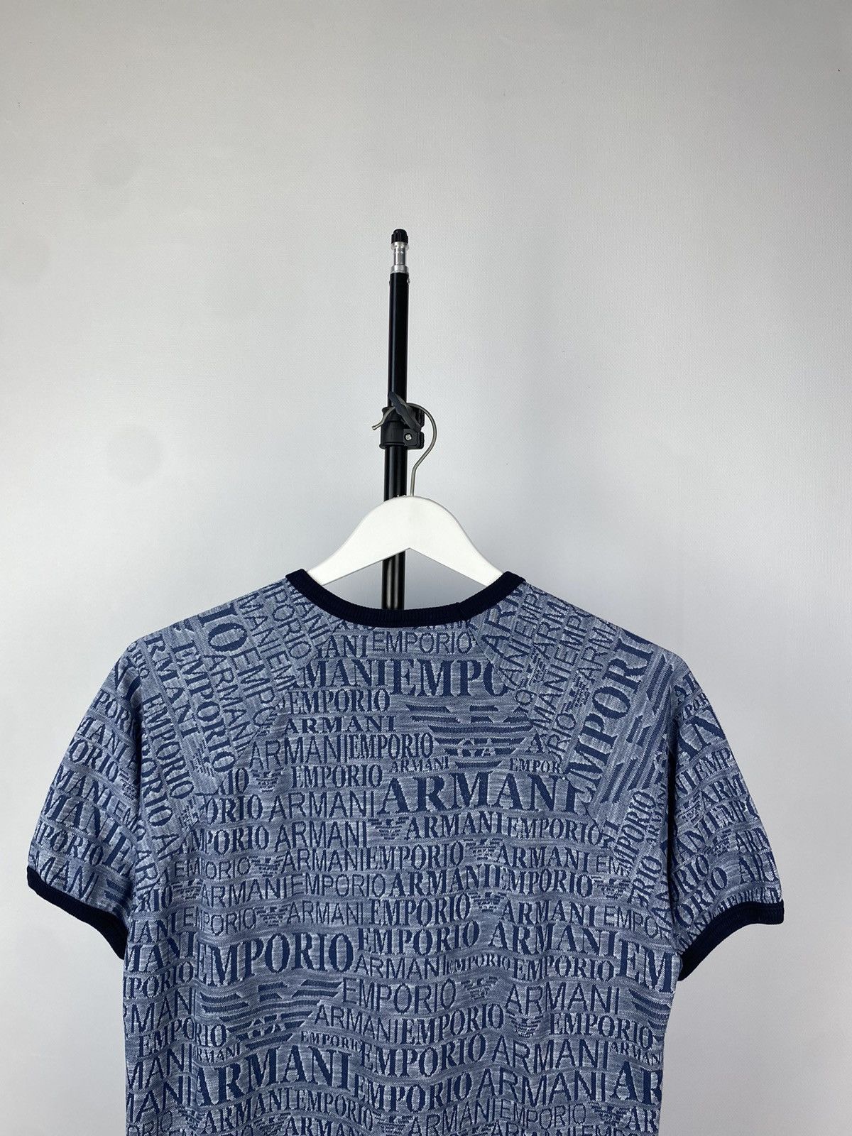 Armani Rare vintage Luxury 90s Multi Logo Armani tee Size US S / EU 44-46 / 1 - 8 Thumbnail