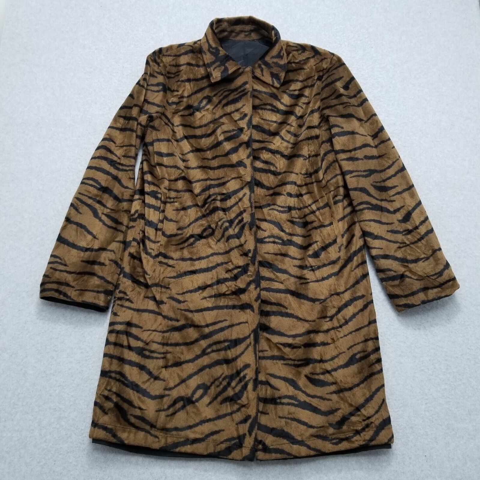 Other Talbots Jacket Womens Small Tiger Print Reversible Snap | Grailed