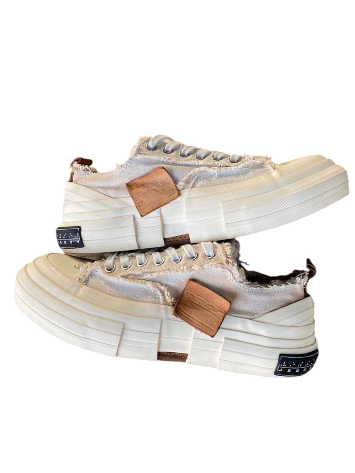 xVESSEL Xvessel G.O.P low all white canvas sneaket Size US 8 / IT 38 - 1 Thumbnail