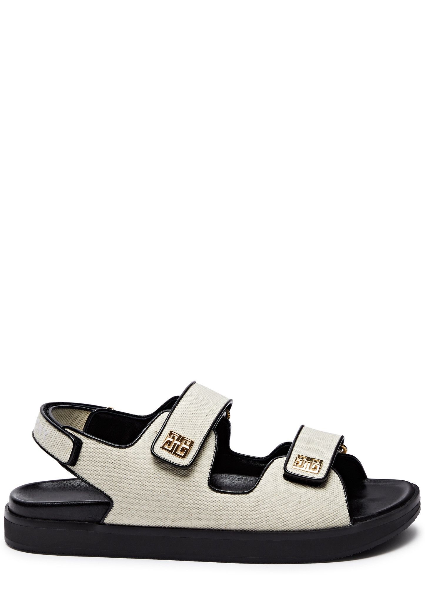o1w1db10925 4G Canvas Sandals in Beige/Black