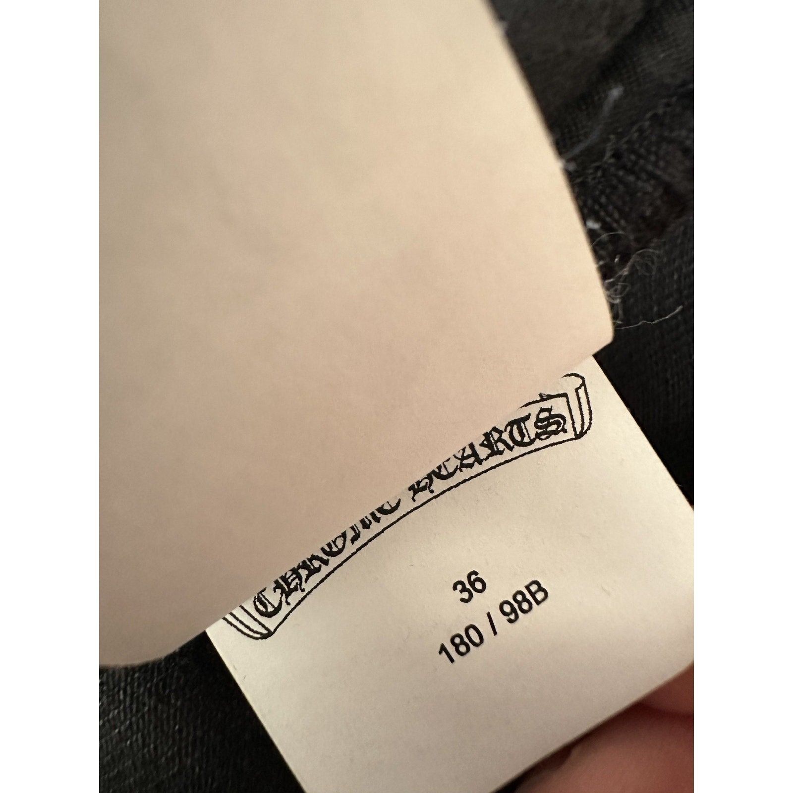 Chrome Hearts CHROME HEARTS PINK/CHECKERED FLEUR KNEE CROSS PATCH DENIM Size US 36 / EU 52 - 16 Thumbnail