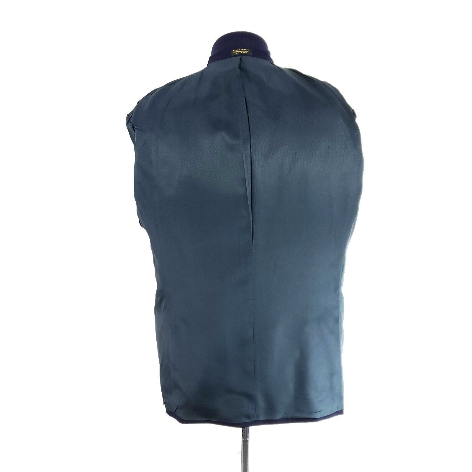 Oscar De La Renta Oscar De La Renta Wool 2 Bronze Button Blazer 42R Blue Size 42R - 11 Thumbnail