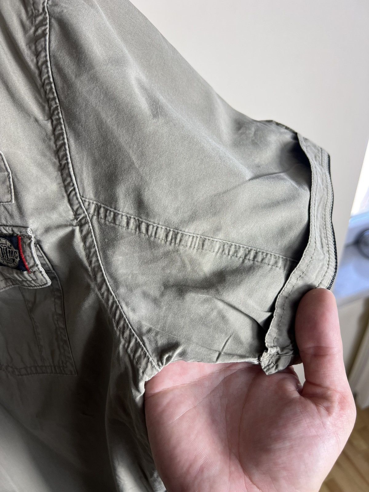 Harley Davidson Harley Davidson Mens Button Down Shirt Large Khaki Patch Size US L / EU 52-54 / 3 - 16 Thumbnail
