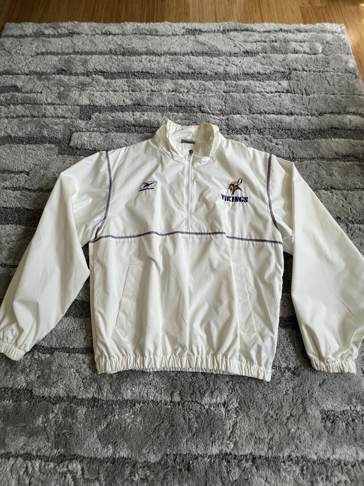 Reebok Vintage nfl vikings windbreaker jacket Size US M / EU 48-50 / 2 - 3 Thumbnail
