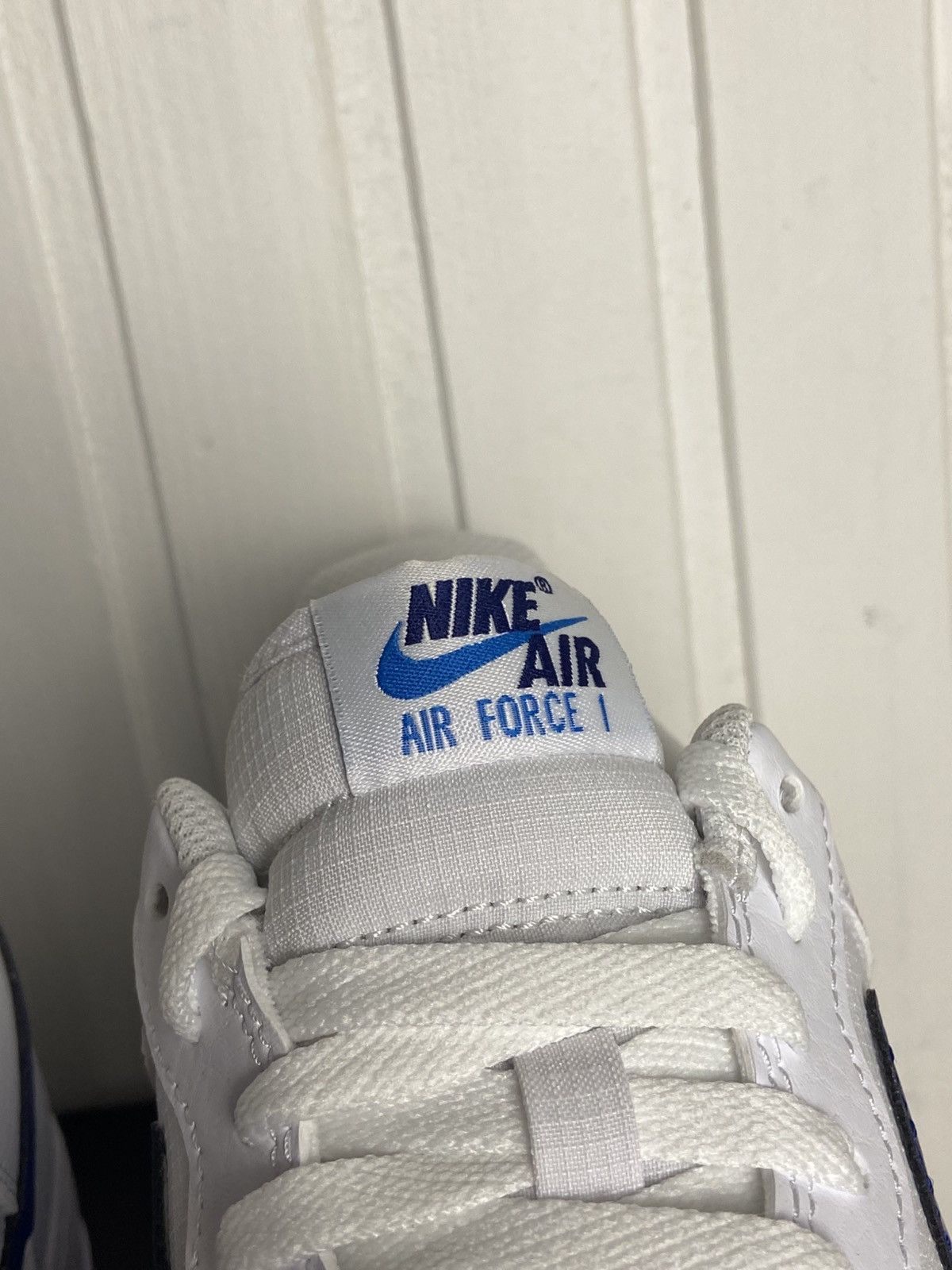 Nike New Nike Air Force 1 Low "White Light Deep Royal" Size 10US Size US 10 / EU 43 - 5 Thumbnail